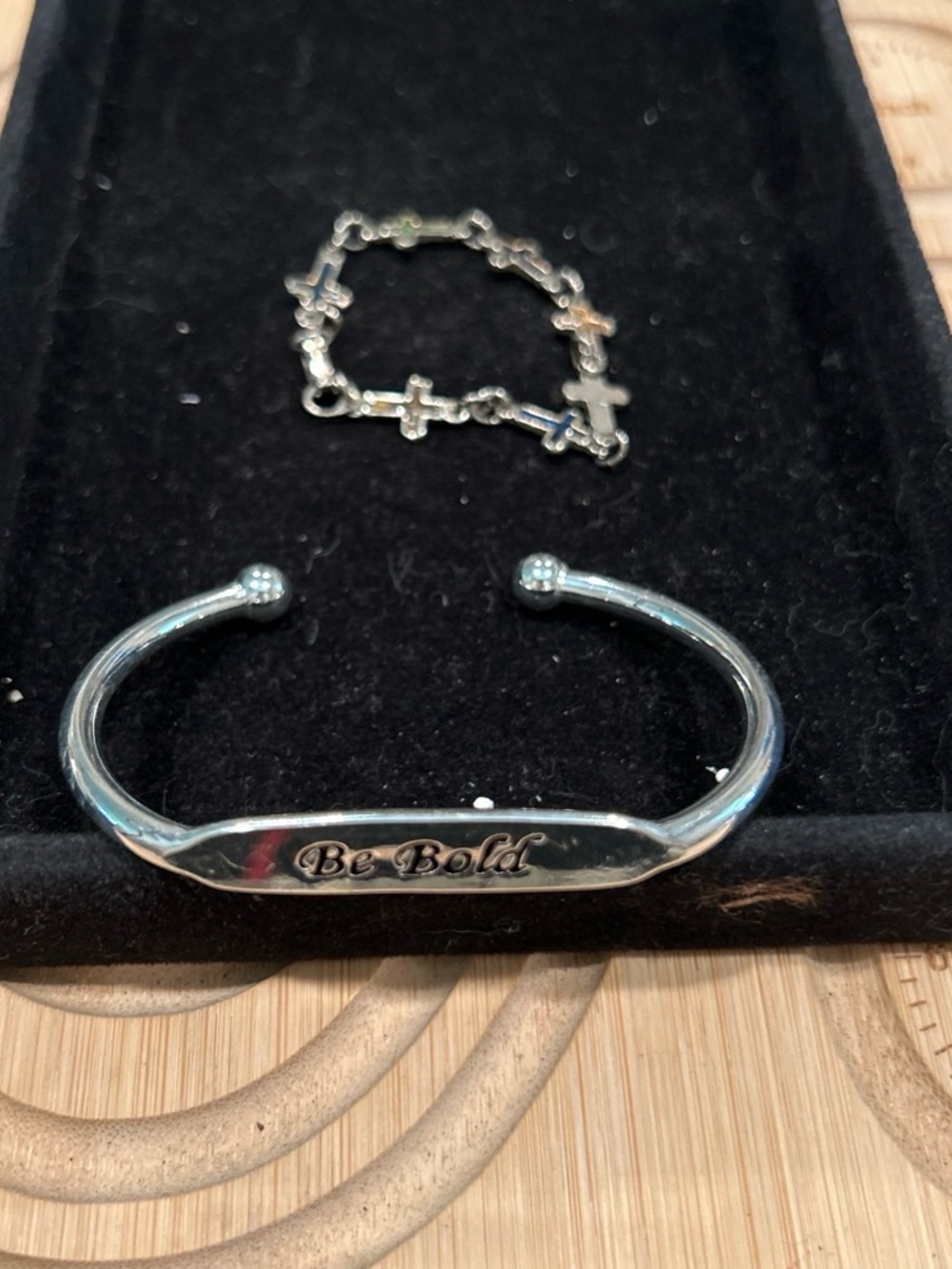 Be Bold Silver Cuff Bracelet - Inspirational Women Jewelry